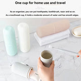 Portable Toothbrush Travel Case with Ventilation and Protective Cover