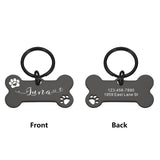 Custom Engraved Stainless Steel Pet ID Tag – Personalized Dog & Cat Nameplate