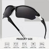 High-Performance Polarized Sports Sunglasses – UV400 Protection for Cycling, Running & Outdoor Adventures