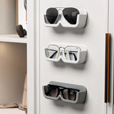 Vitrina para gafas de pared: caja para guardar gafas de sol con diseño perforado para organizar el hogar