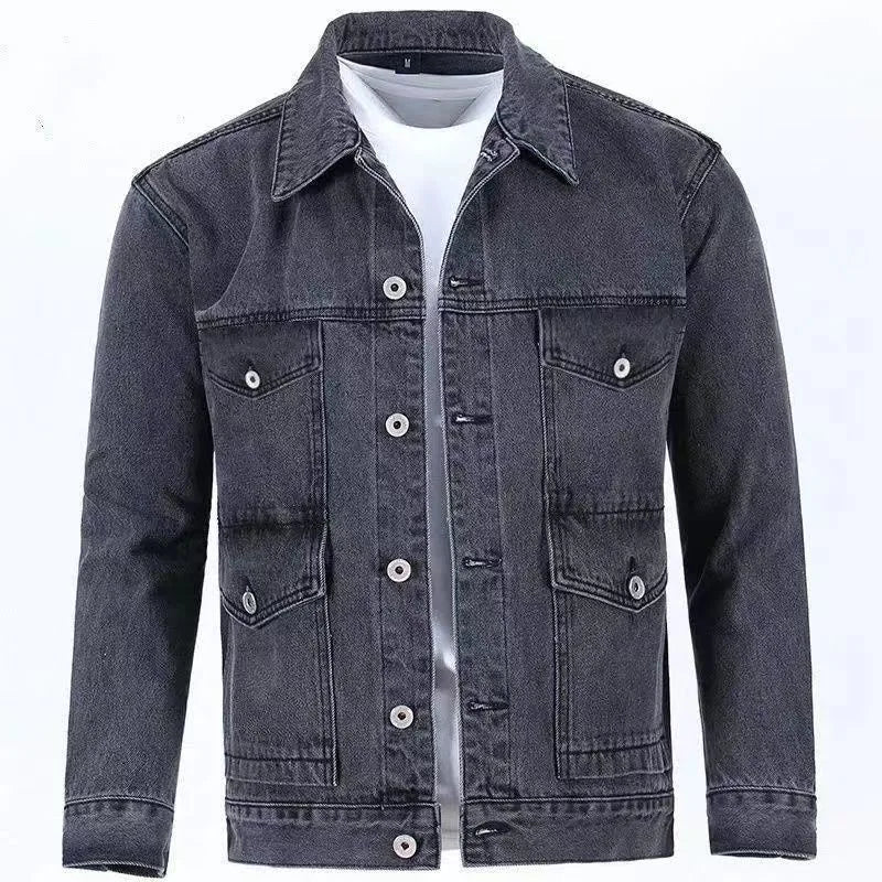 Men’s Lightweight Denim Jacket – Casual Spring & Autumn Outerwear