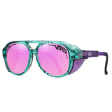 Gafas de sol UV400 para hombres y mujeres: gafas Steampunk de diseño Pit Viper