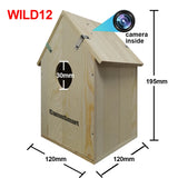 Smart Birdhouse with HD WiFi Camera – Live Bird Nest Monitoring with Night Vision & Two-Way Audio