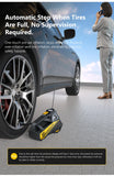 150PSI Portable Electric Tire Inflator with LED Light & Auto Shut-Off – 12V Car Air Compressor