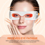 Rechargeable LED Eye Massager with Heat & Vibration – Relieve Fatigue & Reduce Wrinkles