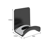 Soporte de pared universal para auriculares: colgador de plástico adhesivo para debajo del escritorio para juegos, auriculares y cascos