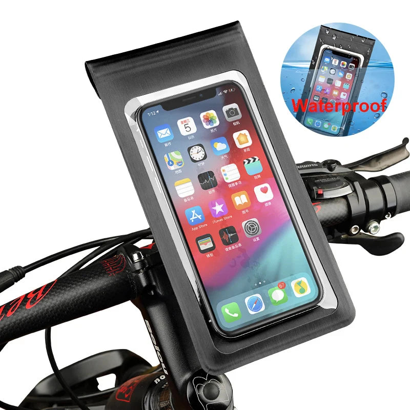 Waterproof Bike Phone Holder with Touchscreen