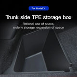 Tesla Model Y Center Console & Rear Trunk Storage Organizer Tray (2021–2024)