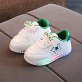 Kids' LED Light-Up Sneakers - Breathable Glowing Shoes for Boys & Girls
