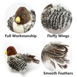 Sparrow Sound Cat Toy – Interactive Flannel Bird Toy for Indoor Cats