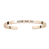 Custom Photo Cuff Bracelet for Women – Personalized Stainless Steel Jewelry Gift