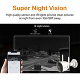 4MP Outdoor Security Camera – Weatherproof AI Detection with 30m Night Vision