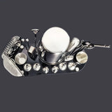Juego de coctelera Boston: kit de herramientas de barra profesional con soporte