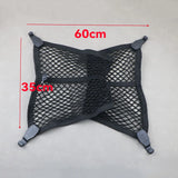 Universal Car Trunk Cargo Net with Hooks | Elastic Storage Organizer for Luggage & Gear