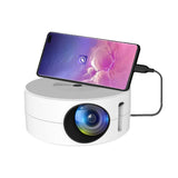 Portable Mini LED Projector - 1080P Support with 100" Display & Smartphone Sync