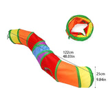 Foldable Cat Tunnel Toy – Interactive Play Tube with Crinkle Material for Kittens & Small Pets