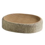 Oval Sisal Cat Scratching Bed - Multi-Functional Lounge & Scratch Pad