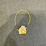 Mini colgante de cámara DIY: bonito accesorio para casa de muñecas para muñecas Labubu de 17 cm