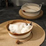 Plush Cat Bed House – Cozy Indoor Hideaway for Cats