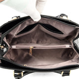 Vintage Leather Bucket Bag for Women – Soft Genuine Leather Handbag with Multiple Pockets