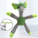 Indestructible Squeaky Plush Dog Toy - Durable Chew Toy for Large Dogs with Dental Benefits