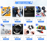 PU Leather Car Trunk Organizer Box with Lid | Foldable Auto Storage Bag for Vehicle Cargo