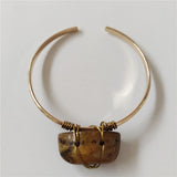 Bohemian Vintage Resin Stone Charm Bracelet
