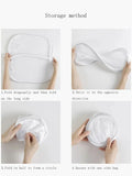Cesta de lavandería plegable: bolsa de malla para guardar y organizador de ropa