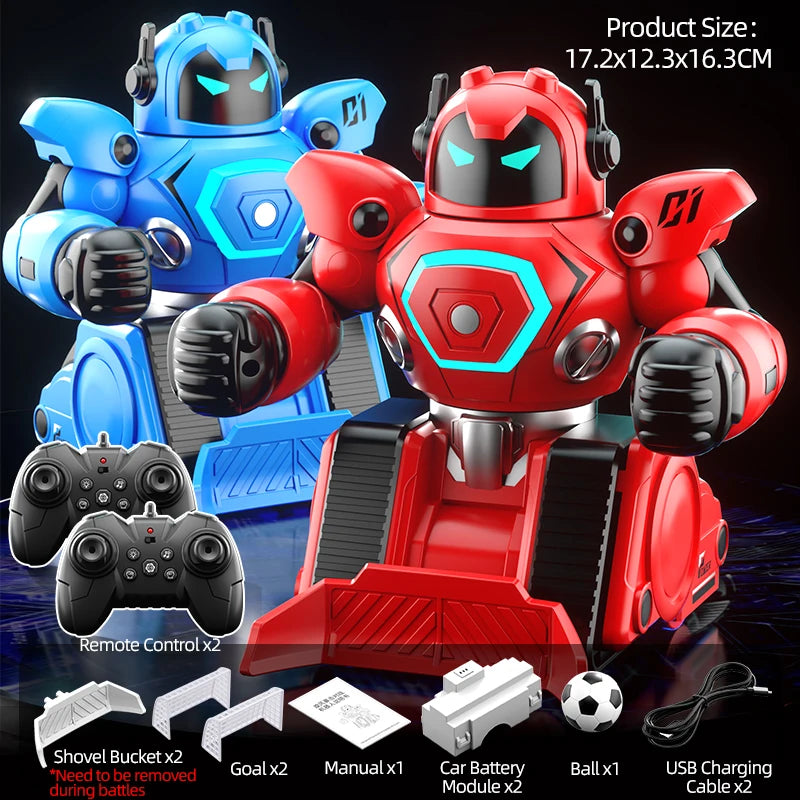 JJRC R30 Battle Robots – 2-Pack Remote Control Fighting Robots with Modular Battery & 2.4G Signal