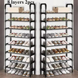 5-Tier Metal Shoe Rack Organizer – Space-Saving Shoe Storage for Closet and Entryway