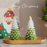 Christmas Tree Scented Candle – Festive Soy Wax Aromatherapy Candle for Holiday Décor & Gifts