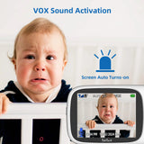 Monitor de video inalámbrico para bebés TakTark: seguro, portátil y repleto de funciones 
