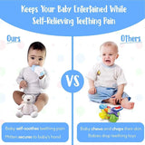 Baby Teething Mittens - Food-Grade Silicone Chewing Gloves for Newborns & Infants