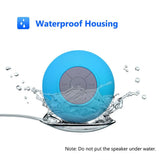 Waterproof Bluetooth Speaker with Easy-Access Controls for Home, Car & Shower