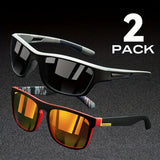 2PCS Polarized UV Protection Sunglasses – Ultimate Sun Shades for Summer!