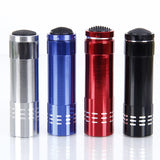 9-LED UV Flashlight - Portable Nail Gel Curing Lamp & Adhesive Dryer