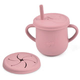 Vaso de silicona para niños para aperitivos y bebidas: sin BPA, portátil y seguro