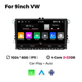 9-Inch Android 13 Car Stereo with CarPlay, Android Auto & Touchscreen Display