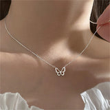 Trendy Bowknot Pendant Necklace – Stylish Fashion Jewelry for Women
