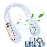 Bladeless Neck Fan – Ultra-Quiet, Hands-Free Cooling with 5-Speed Adjustable Wind