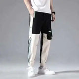 Men’s Lightweight Safari Cargo Pants – Elastic Waist Casual Trousers with Pockets