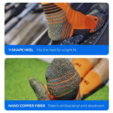 Nano Copper Fiber Compression Socks – Ultimate Odor Control & Performance for Active Lifestyles