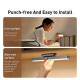 Baseus Magnetic LED Night Light – Rechargeable, Stepless Dimming Desk Lamp