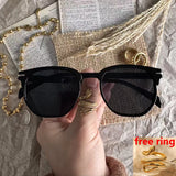Gafas de sol retro cuadradas y ovaladas: elegantes gafas unisex con protección UV400 para hombres y mujeres 🕶✨
