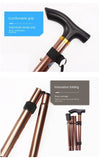 Adjustable Aluminum Hiking Walking Stick with Telescopic Folding Design