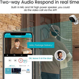 1080P Wireless WiFi Security Camera for Indoor Surveillance & Baby Monitoring