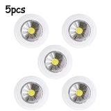 Luz LED nocturna para debajo de los gabinetes: funciona con pilas, se activa al tacto, LED blanco para el hogar y la cocina