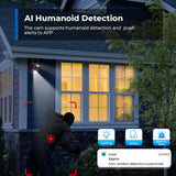 12MP Outdoor PTZ Security Camera – 8X Zoom, 360° Coverage & AI Tracking