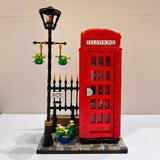 London Red Telephone Booth Building Blocks Set – 1460PCS Street View Puzzle for Kids and Adults