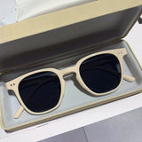 Nuevas gafas de sol cuadradas vintage: gafas de sol redondas pequeñas de marca de lujo para hombres y mujeres
